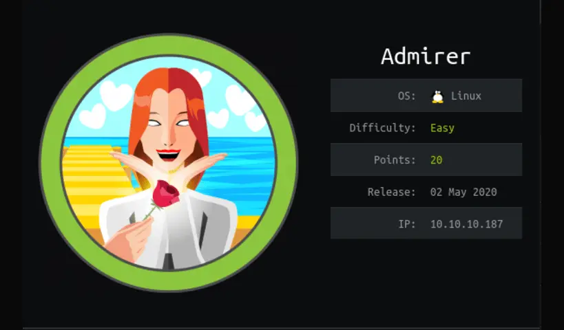 Admirer from HackTheBox