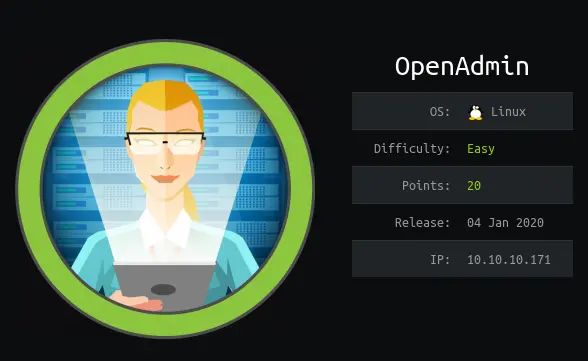 OpenAdmin from HackTheBox