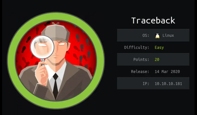 TraceBack from HackTheBox